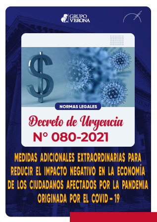 Decreto De Urgencia N°080-2021