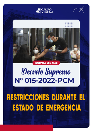 Decreto Supremo 015-2022-PCM